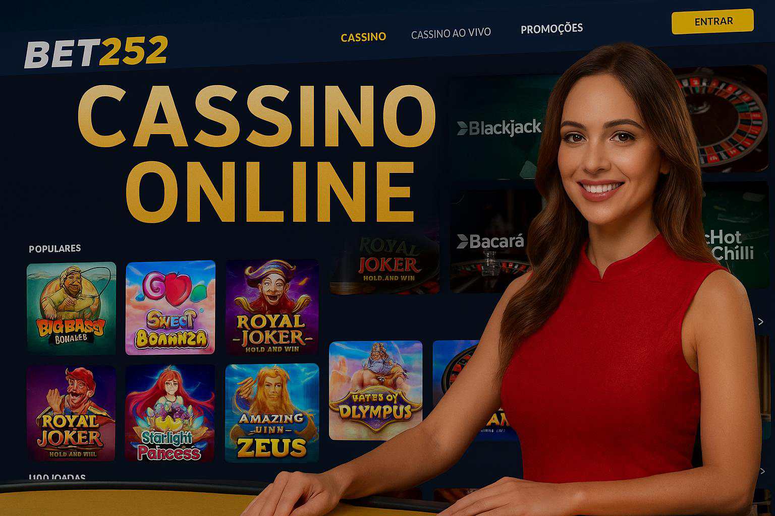 Jogos de cassino online BET252